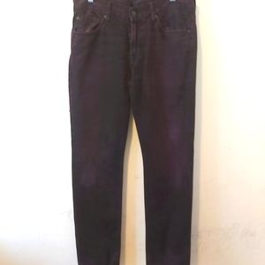 7 FOR ALL MANKIND |  Women's Slimmy Jeans Purple Black Size 33